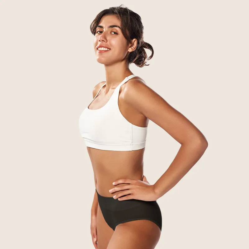 Lilova Amy Bamboo High-Waist brief in neutral tone