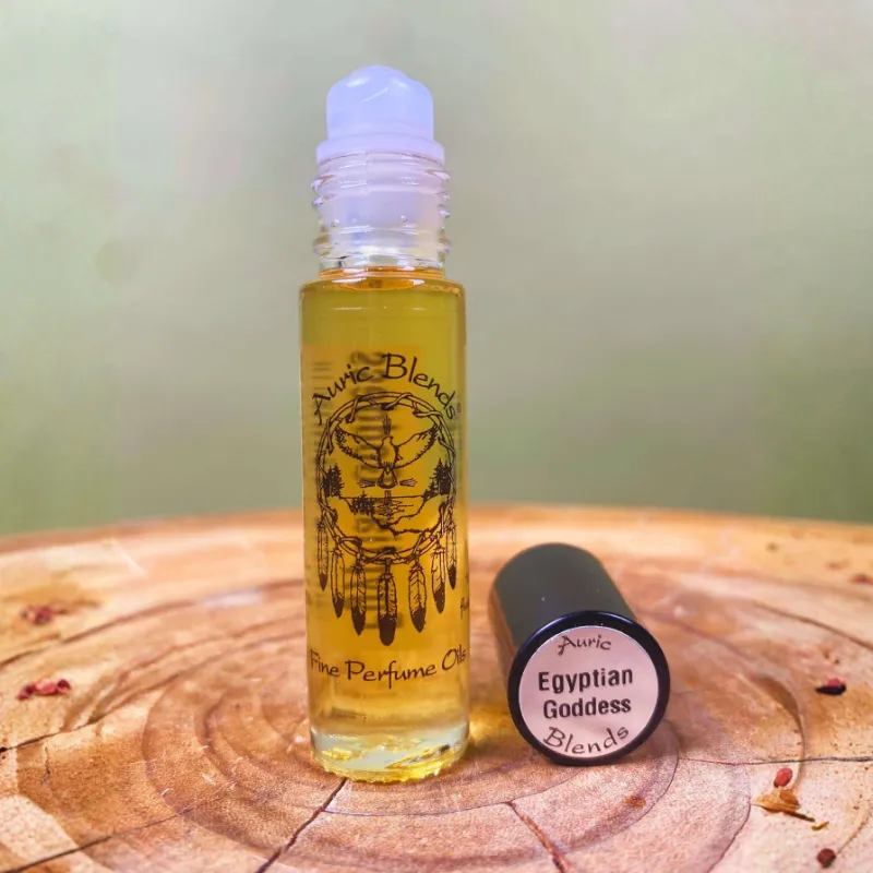 Spirit Nest Auric Blends Perfume Oils bundle showing multiple fragrance oil bottles