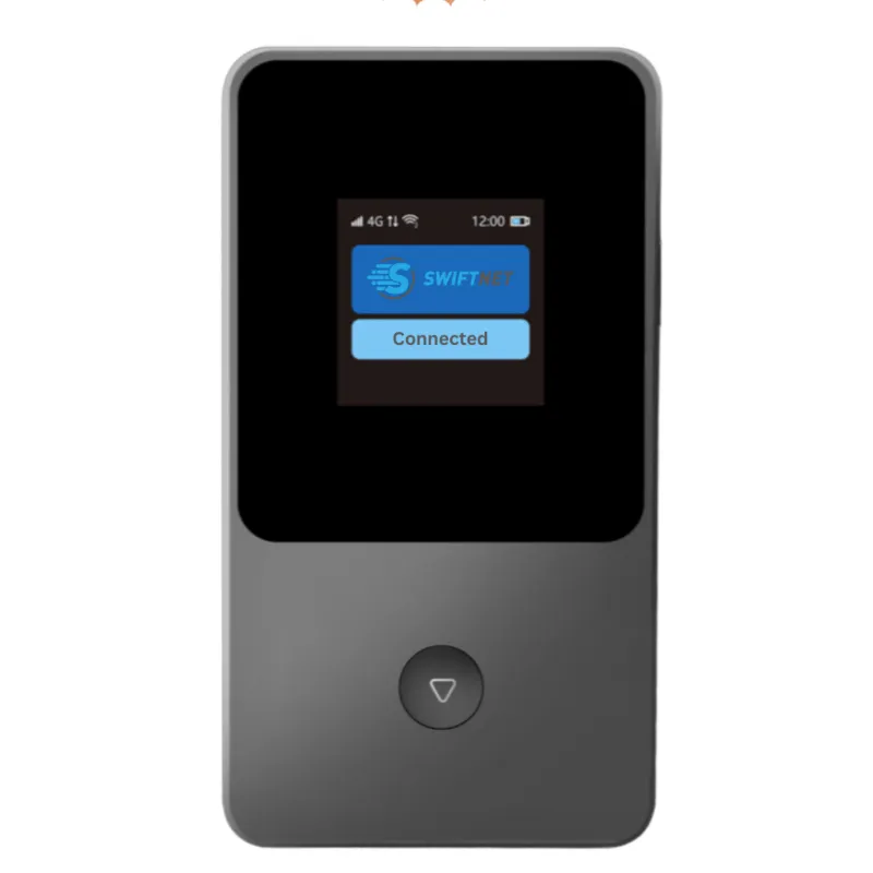 SwiftNetllc 4G Bronze device-only portable hotspot with USB cable and multi-carrier virtual SIM