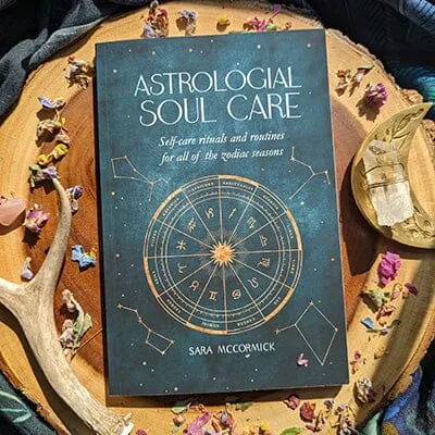 Spirit Nest Astrological Soul Care book cover showing self-care guide for the Wheel of the Year