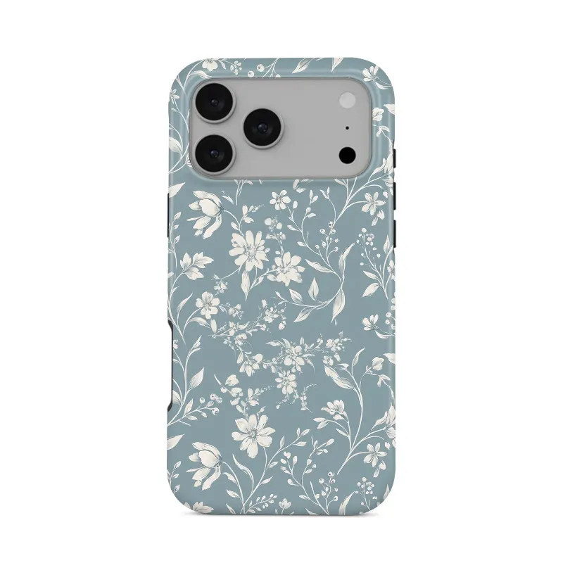 COBAK Case Morning Hush Tough Phone Case in sage green with minimal design