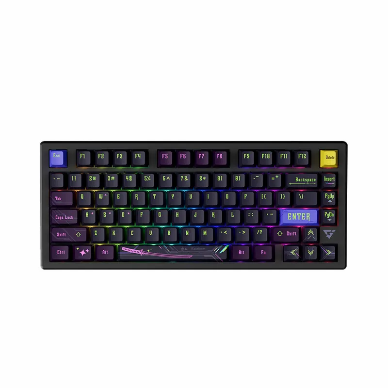 ATK Gaming Gear RS7 eSports Hall Effect Keyboard in amethyst purple with magnetic jade switches