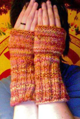 Kristen TenDyke Wabi-Sabi Mitts knitting pattern for handspun yarn
