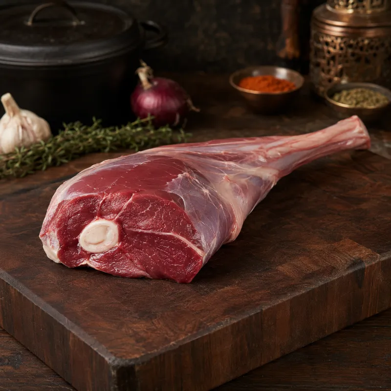 Halal World Depot Halal Goat Shank, meaty cut packed fresh