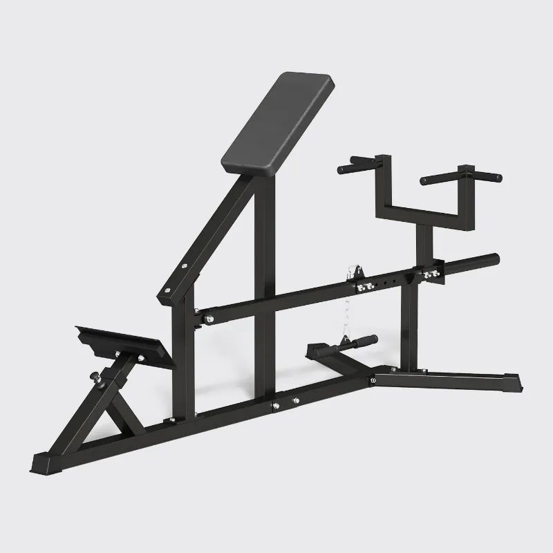 GMWD Fitness Chest Supported T Bar Row Machine TB01 with adjustable footplate and dual grip handles