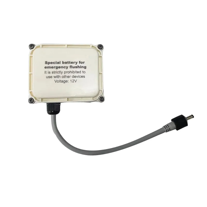 HOROW Bidet Toilet Emergency Flush Battery Box for T38, compact black backup battery unit for a toilet.