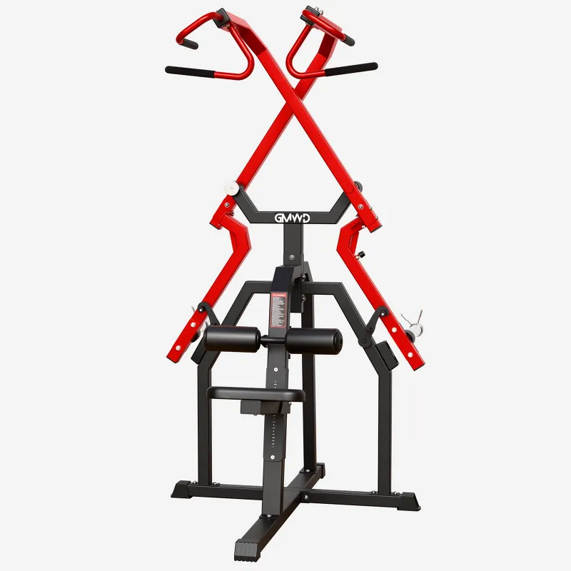 GMWD Fitness Lat Pull Down Machine LM00 with scissor-style arms and dual grip handles