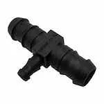Mass Hydroponics 1/2 inch to 3/8 inch Tee Connector three way pipe fitting