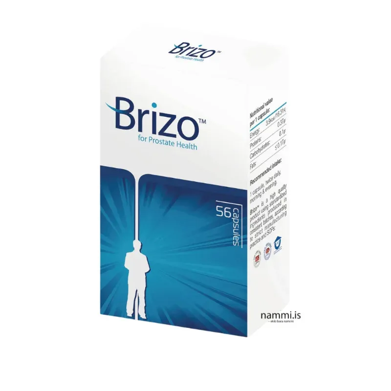 Nammi Brizo 56 Capsules bottle for natural prostate support for men