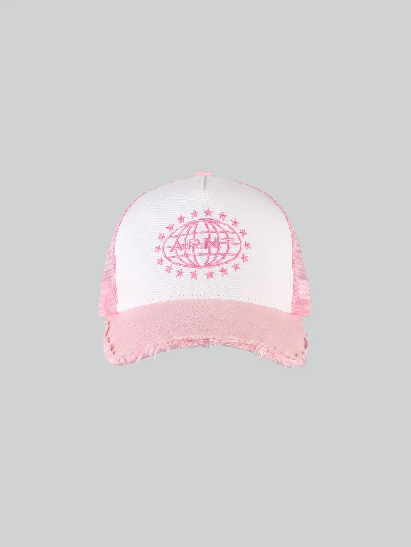 ARNTREAL Earth Pink Cap trucker style with embroidered logo