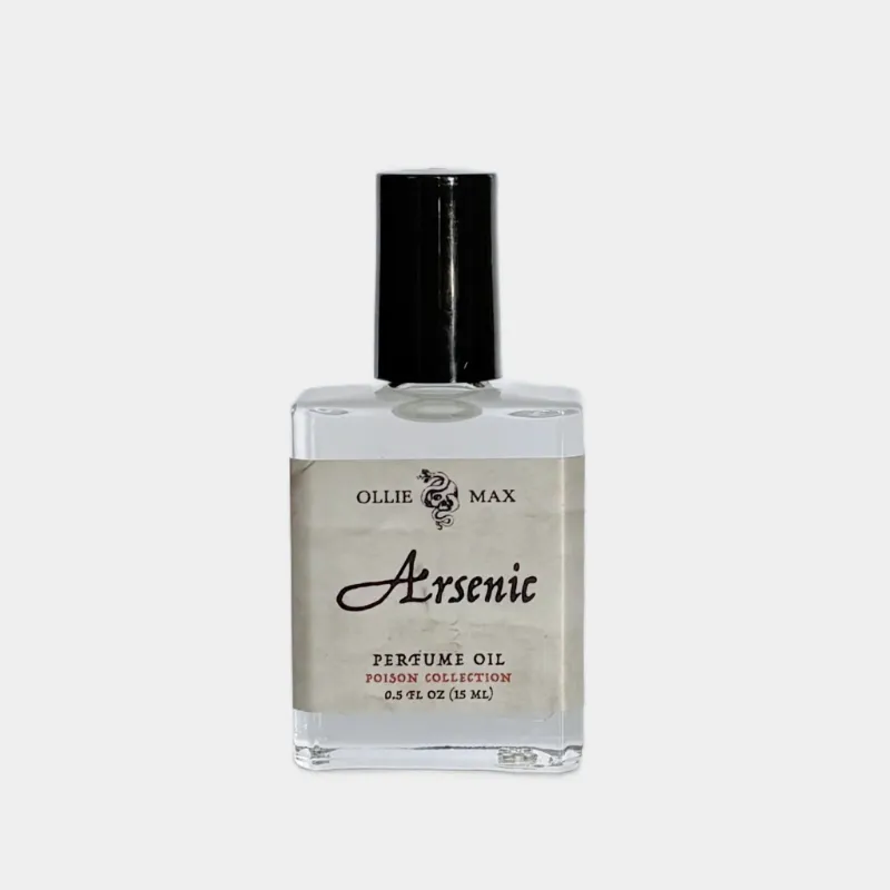 Spirit Nest Arsenic Perfume Oil in glass bottle with dark romantic floral fragrance