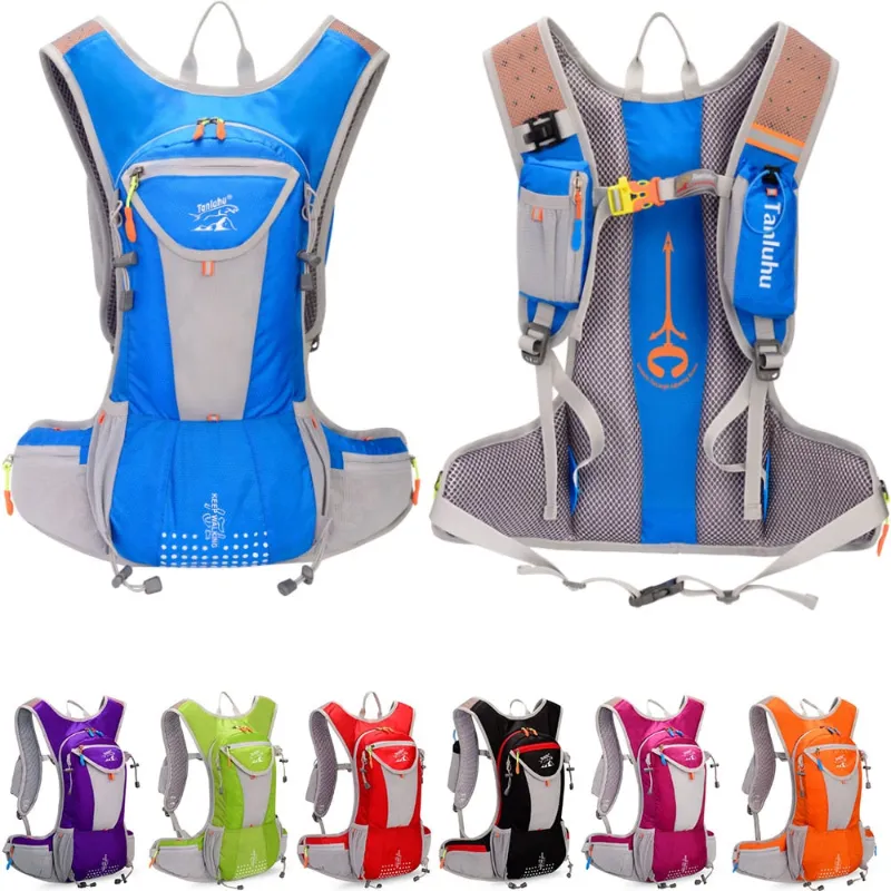 PUPU Sports Hydration Backpack with 2L water bladder for cycling and hiking