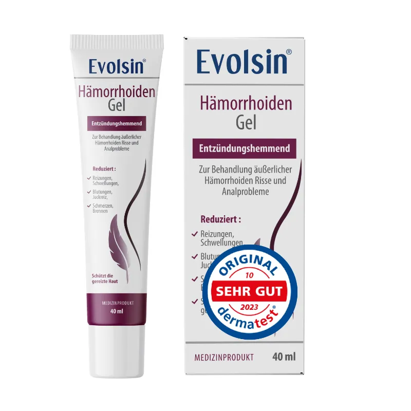 Evolsin Medical Hämorrhoiden Gel tube for hemorrhoid treatment