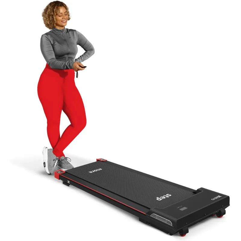 Revomadic Walking Pad home treadmill with digital tracking display