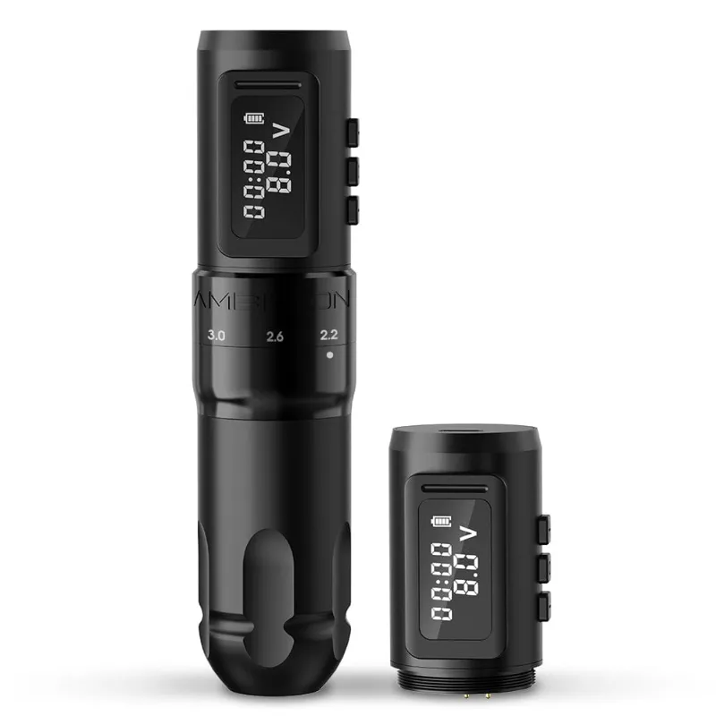 Ambition Tattoo Mars-U Wireless Tattoo Pen Machine with adjustable stroke control knob