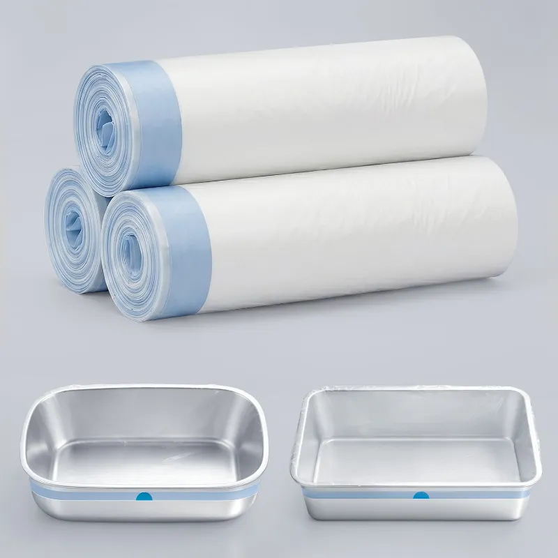 Furrbby XL Litter Box Liners pack of 36, rolled liner material showing thickness