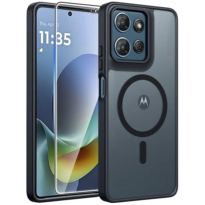 FNTCASE OFFICIAL Moto G 5G 2026 magnetic translucent matte anti-fingerprint case