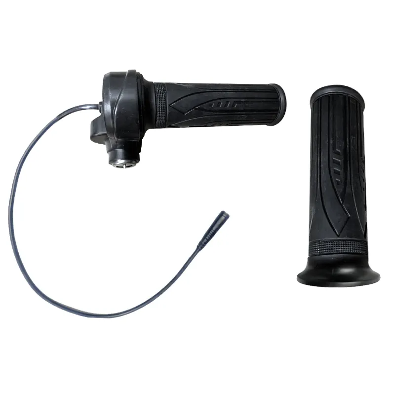 HiKeep E-Bike Throttle showing twist grip throttle control with keys