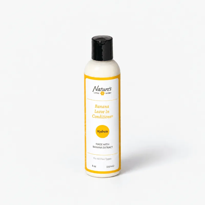 Spirit Nest Banana Leave-In Conditioner moisturizing detangler bottle
