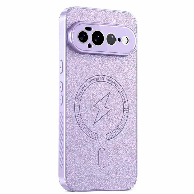 The Pixel Case Magnetic Leather Case For Pixel Series in frosted leather with MagSafe ring