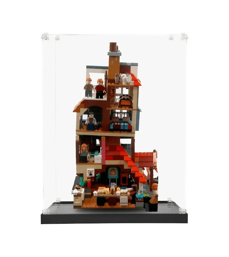 ICUANUTY Display case for LEGO Harry Potter Attack on The Burrow 75980