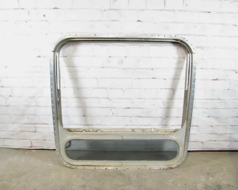 ZeereeZ Airstream Double Pane Dual 30-1/2 Awning Stack Double Window Frame 1990s plus