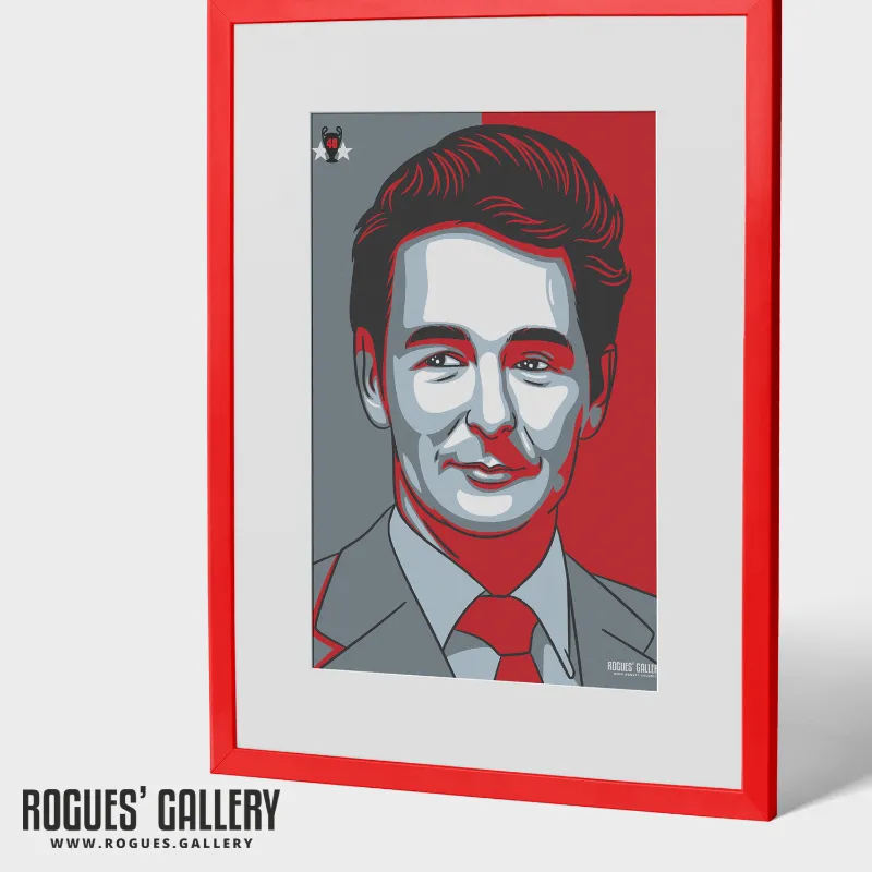 Rogues Gallery 40 Years On Clough The Perfect Dictator A3 Print