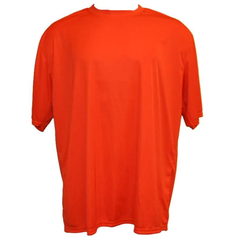 Do It Tennis A4 Youth's Performance Crew Shirt in Orange