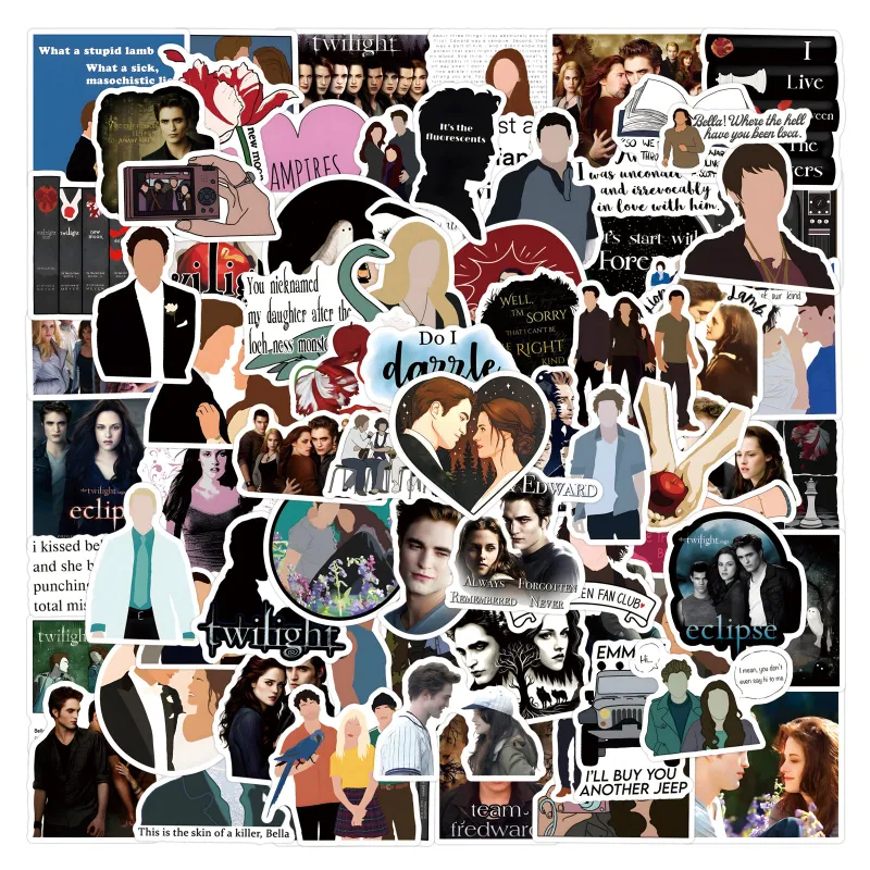 TTAesthetic 110 Twilight Graffiti Stickers with bold colorful edgy urban designs