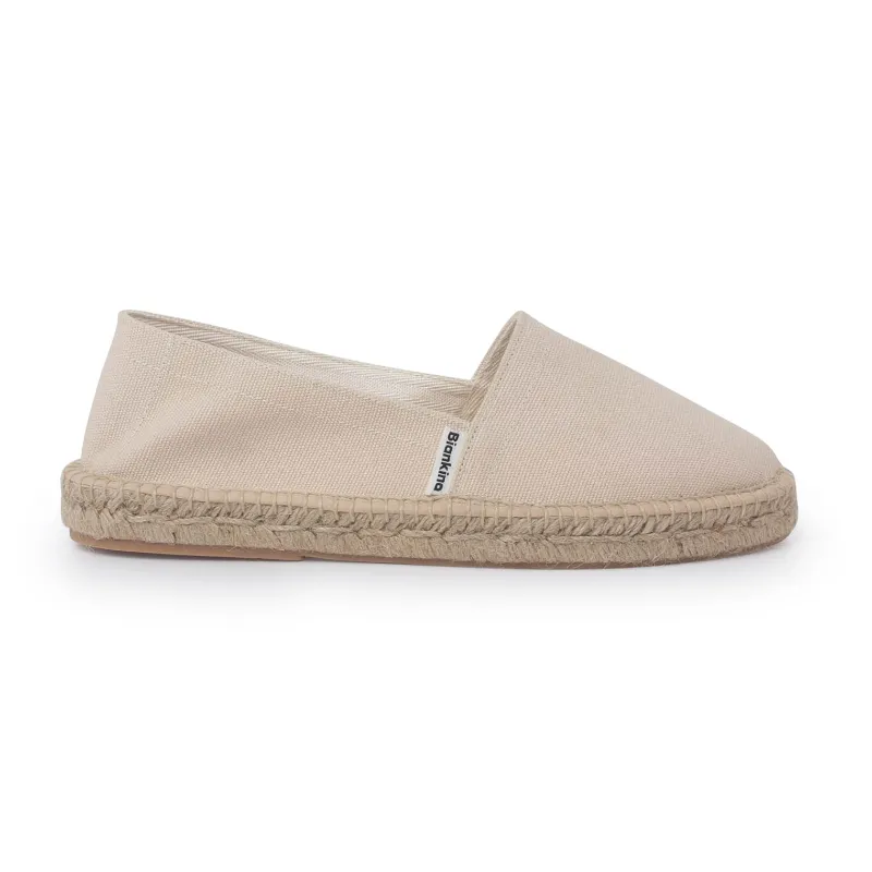 BIANKINA Monaco Eco Friendly Men's Espadrilles in Tan Beige color
