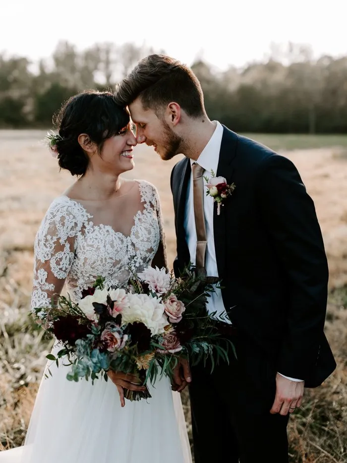 Selinadress A Line Bateau Long Sleeve Rustic Lace Wedding Dresses SED357 showing rustic lace wedding gown with long sleeves