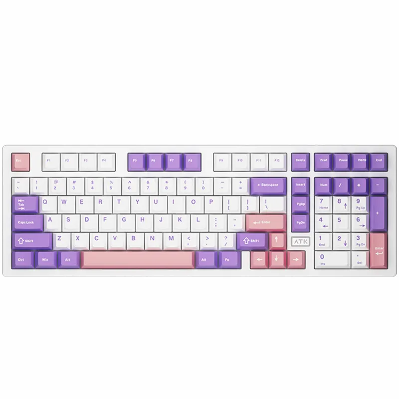 ATK Gaming Gear V100 Wireless Semi-Aluminum Mechanical Keyboard in full-size layout