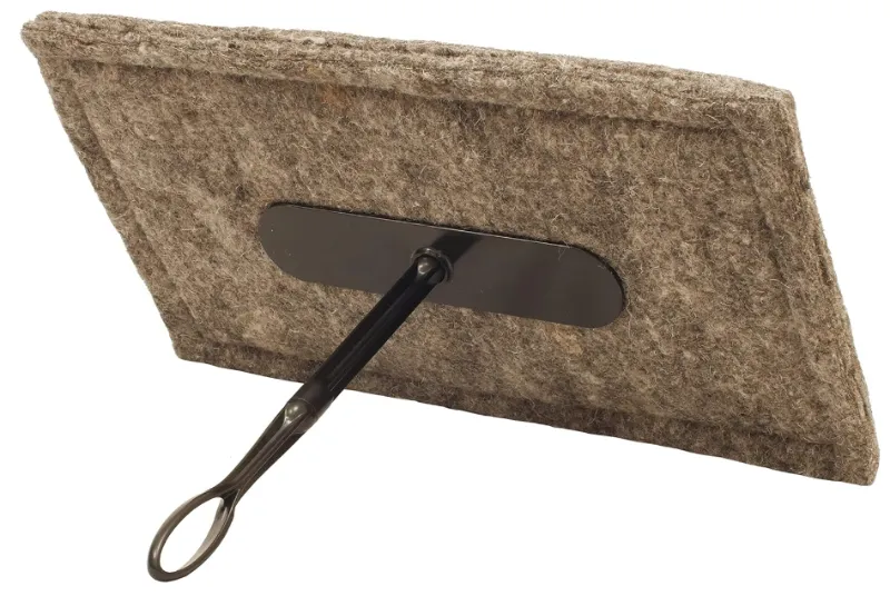 GrillPartsReplacement 11 by 19 inch chimney flue sheep fireplace draft stopper plug, wool insulation block