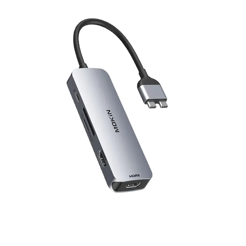 MOKiN 8-in-2 Docking Station for MacBook Pro/Air slim connectivity hub