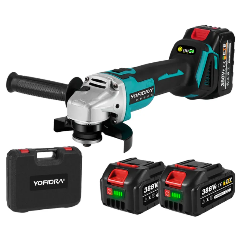 NewBeny 125mm brushless cordless angle grinder with smart display