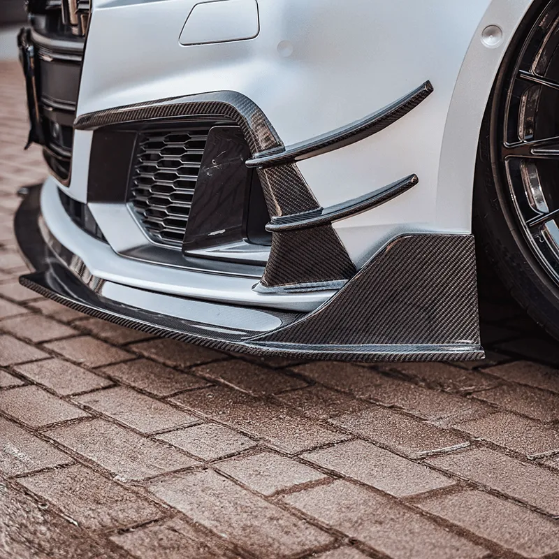 Twenty Two Tuning BCTXE Style Carbon Fiber Front Canards Compatible With Audi A7/S7 (C8)