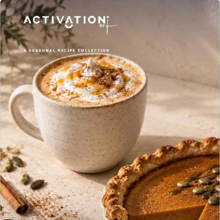 Activation Products Pumpkin Spice Recipe Guide digital download cover with seasonal recipes
