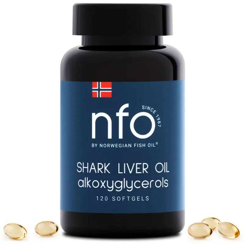 NFO Shark Liver Oil softgel capsules