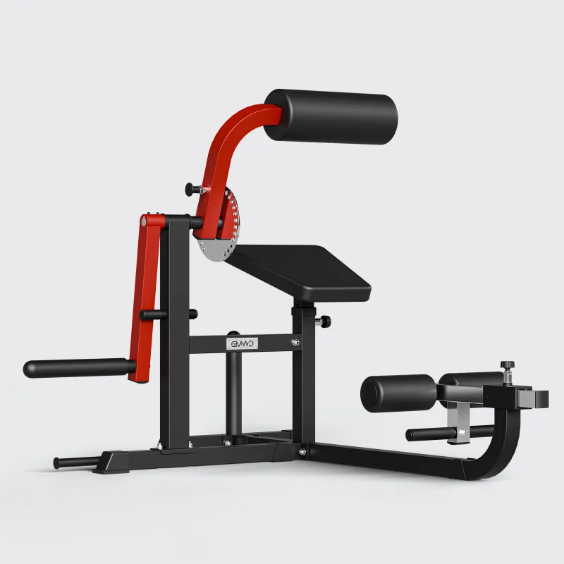 GMWD Fitness Ab Crunch And Back Extension Machine JF01 with adjustable foot restraints and padded seat