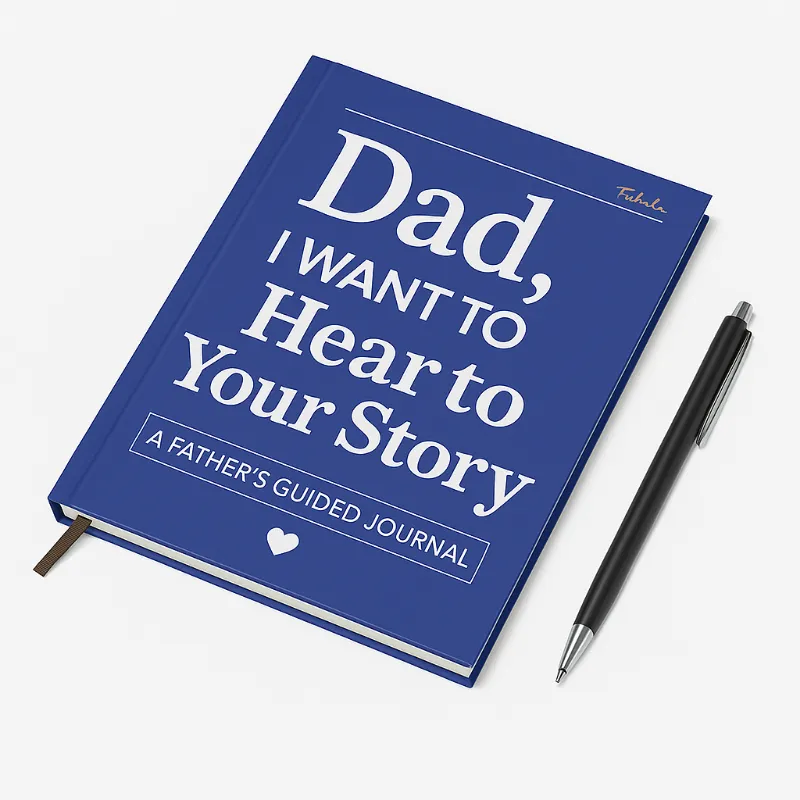 FabuLove Dear Dad Journal with guided prompts in gift box