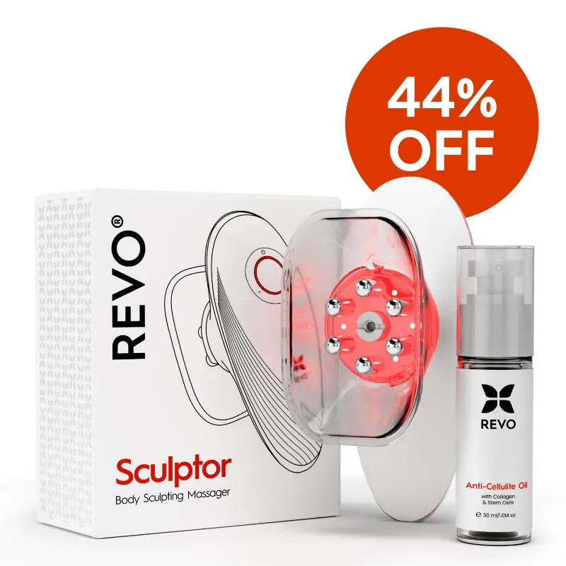 Revomadic REVO Anti-Cellulite Sculptor handheld device shown against neutral background
