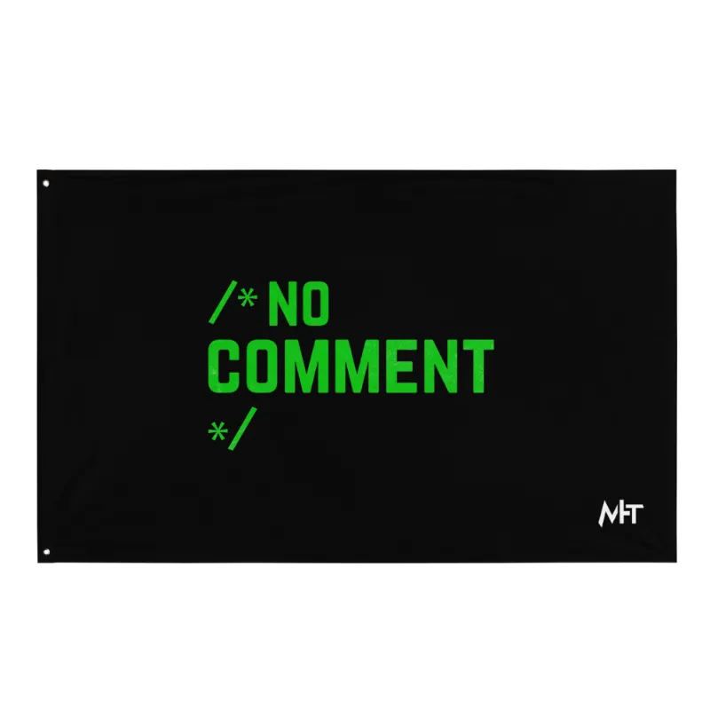 MyHackerTech /*No Comment*/ Flag with iron grommets