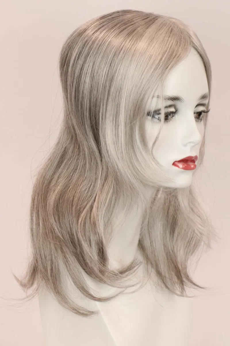 Godiva's Secret Wigs Mono Long Top monofilament topper with bangs