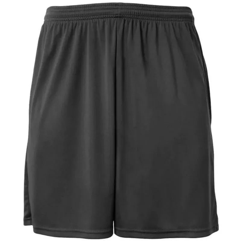 Do It Tennis A4 Men's Cooling Athletic Short with Pockets (Graphite) showing graphite-colored athletic shorts with pockets