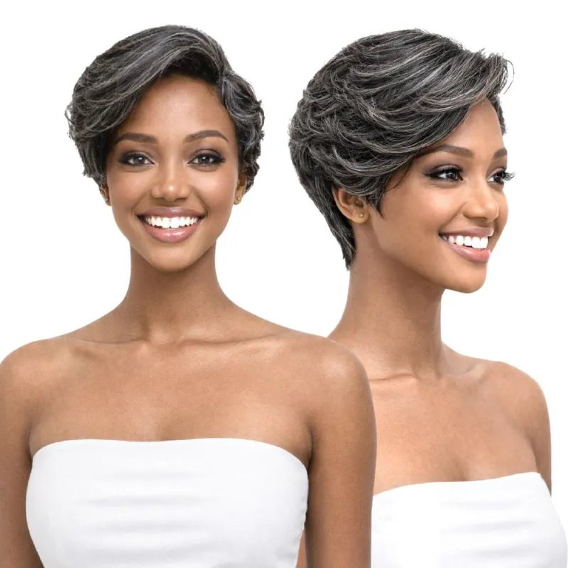 Hairsofly Shop Bobbi Boss Stunna Saphira synthetic full wig, TB.P427/4 two-tone color shown