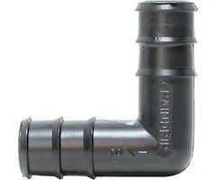 Mass Hydroponics 1/2 inch Elbow Connector for irrigation tubing