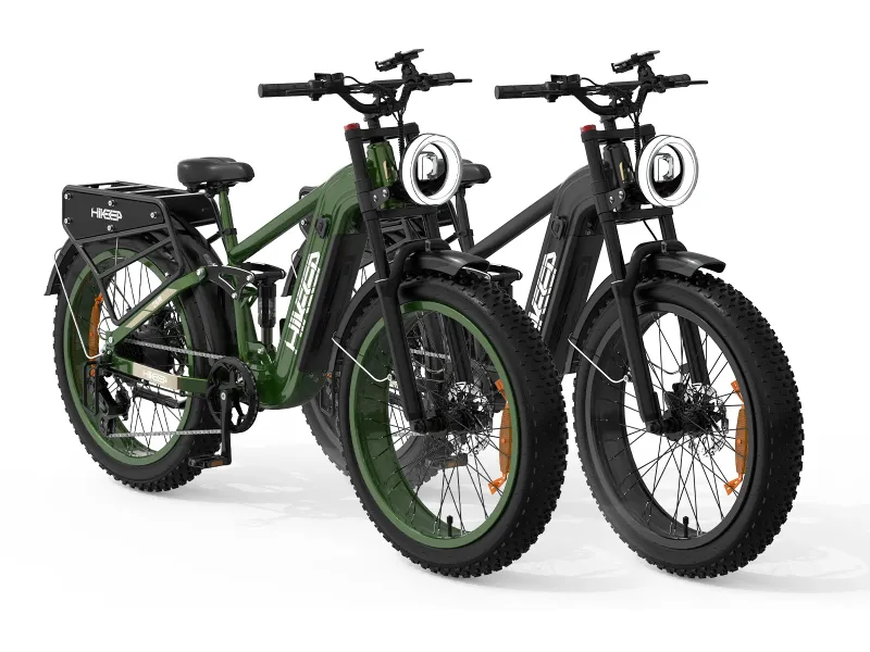 HiKeep 26M 26 inch Fat Tires Electric Cargo Bike with wide tires