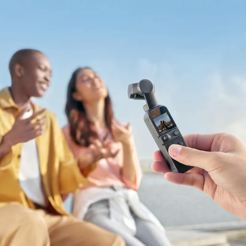 DJI Pocket 2 compact handheld gimbal camera with small form factor