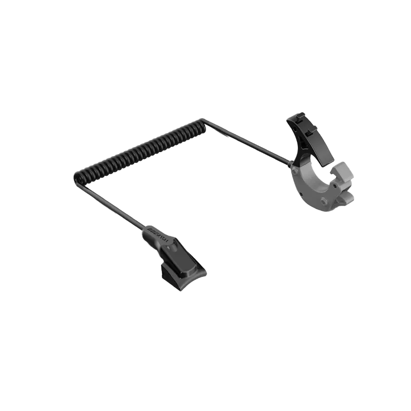 Waydoo Subnado wired controllers showing thumb and finger ring control options with cables