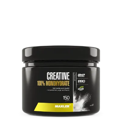 MAXLER Creatine 100% Monohydrate powder in container